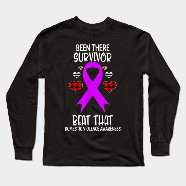 Domestic Violence Awareness Long Sleeve T-Shirt by sevalyilmazardal